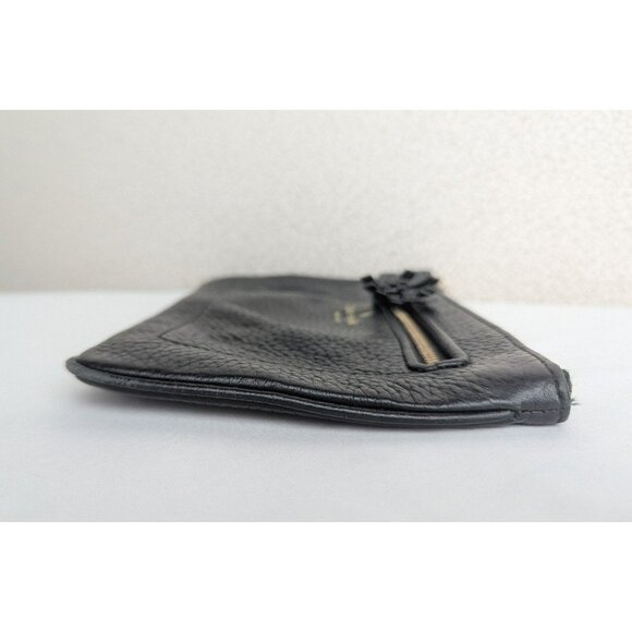 Kate Spade Chester Street Tinie Pebbled Leather Pouch Wallet Black WLRU2657 - Picture 6 of 12